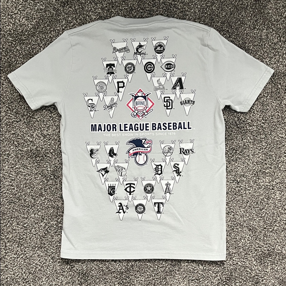 Youth Gray Major League Baseball T-Shirt